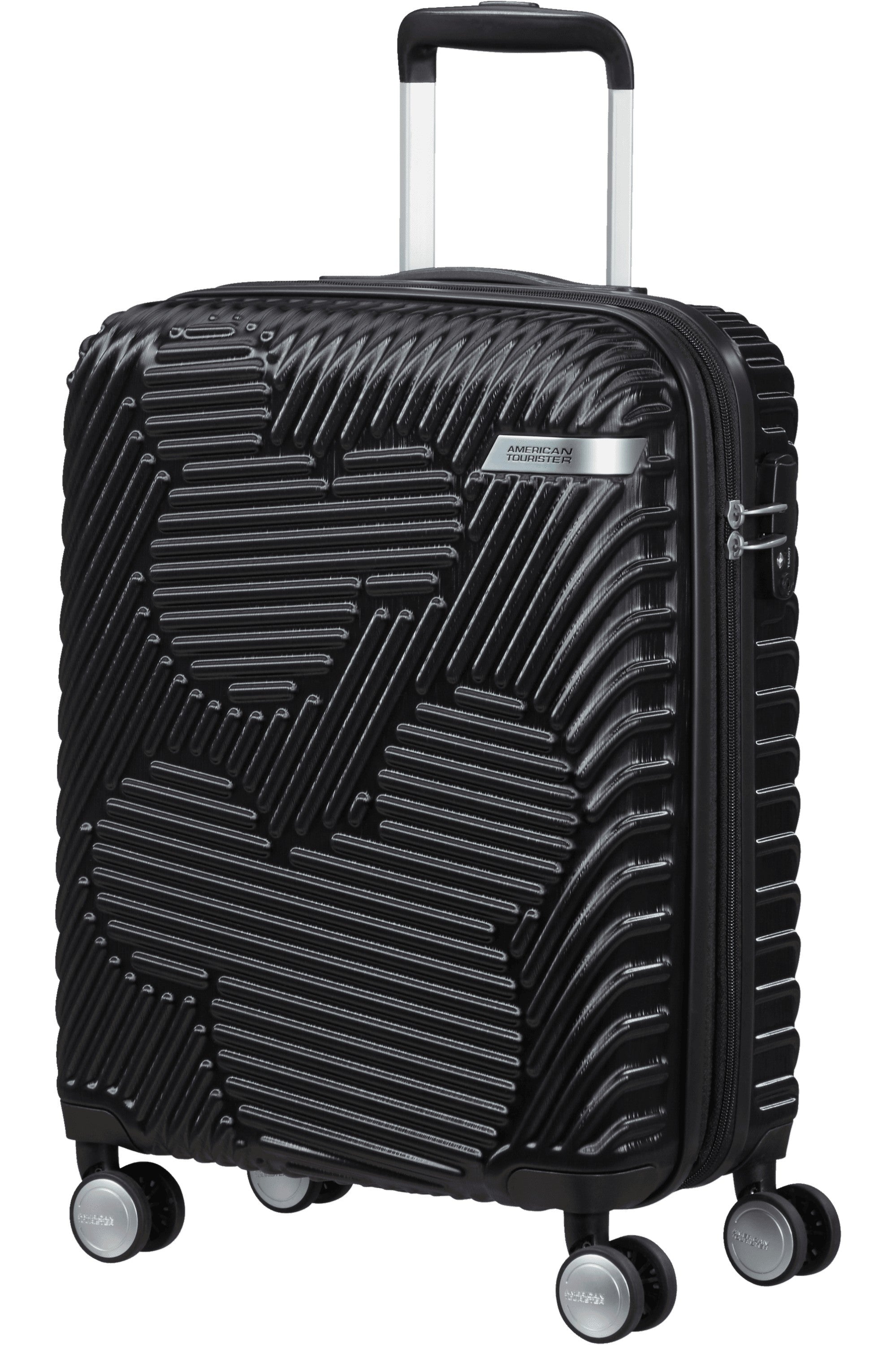 American Tourister trolley cabina in abs "Mickey Clouds" Nero 147087.A104 TRUE BLACK