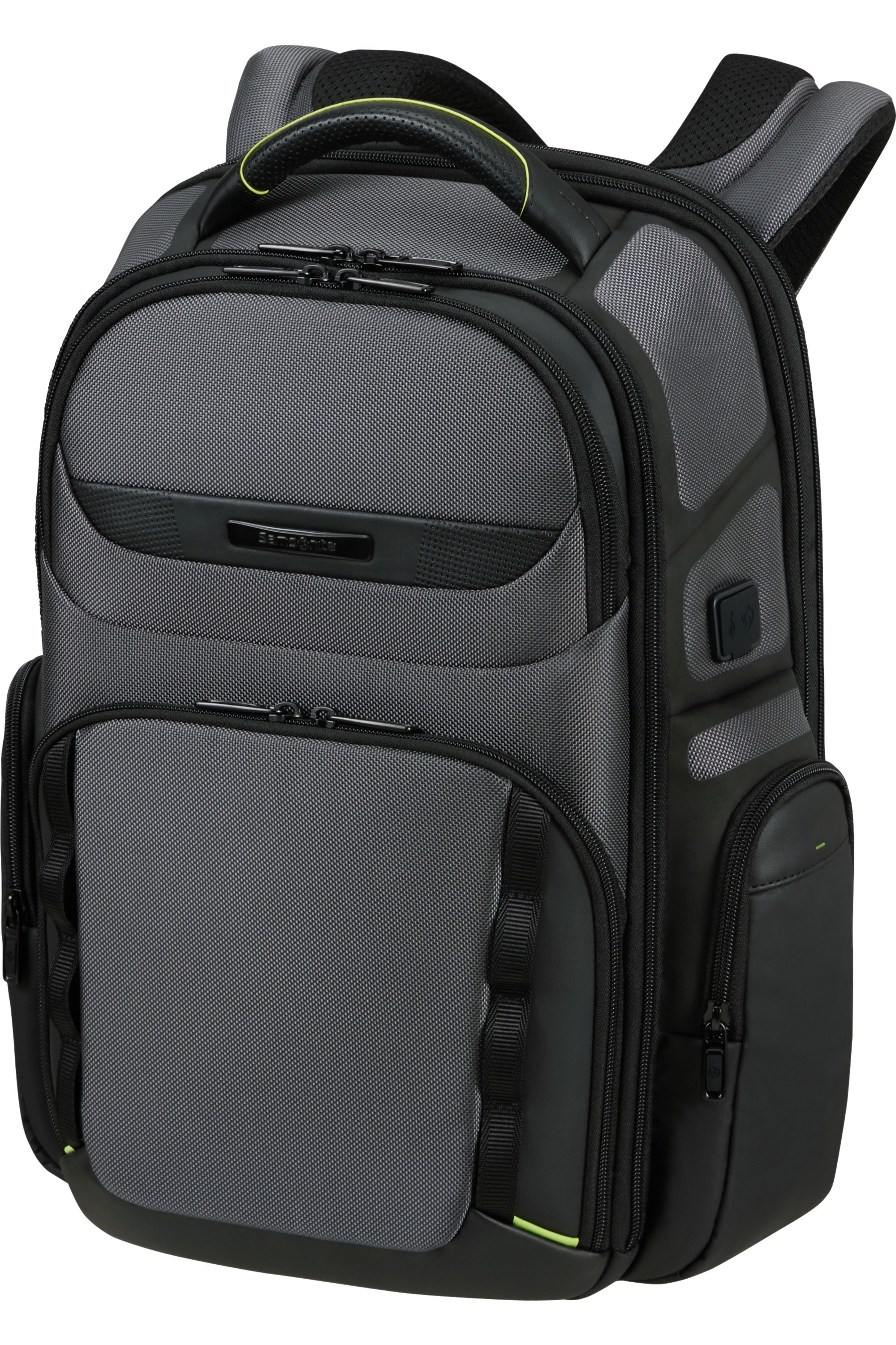 Samsonite zaino porta pc espandibile in tessuto "Pro-Dlx 6" Grigio 147137.A123 FRAMED