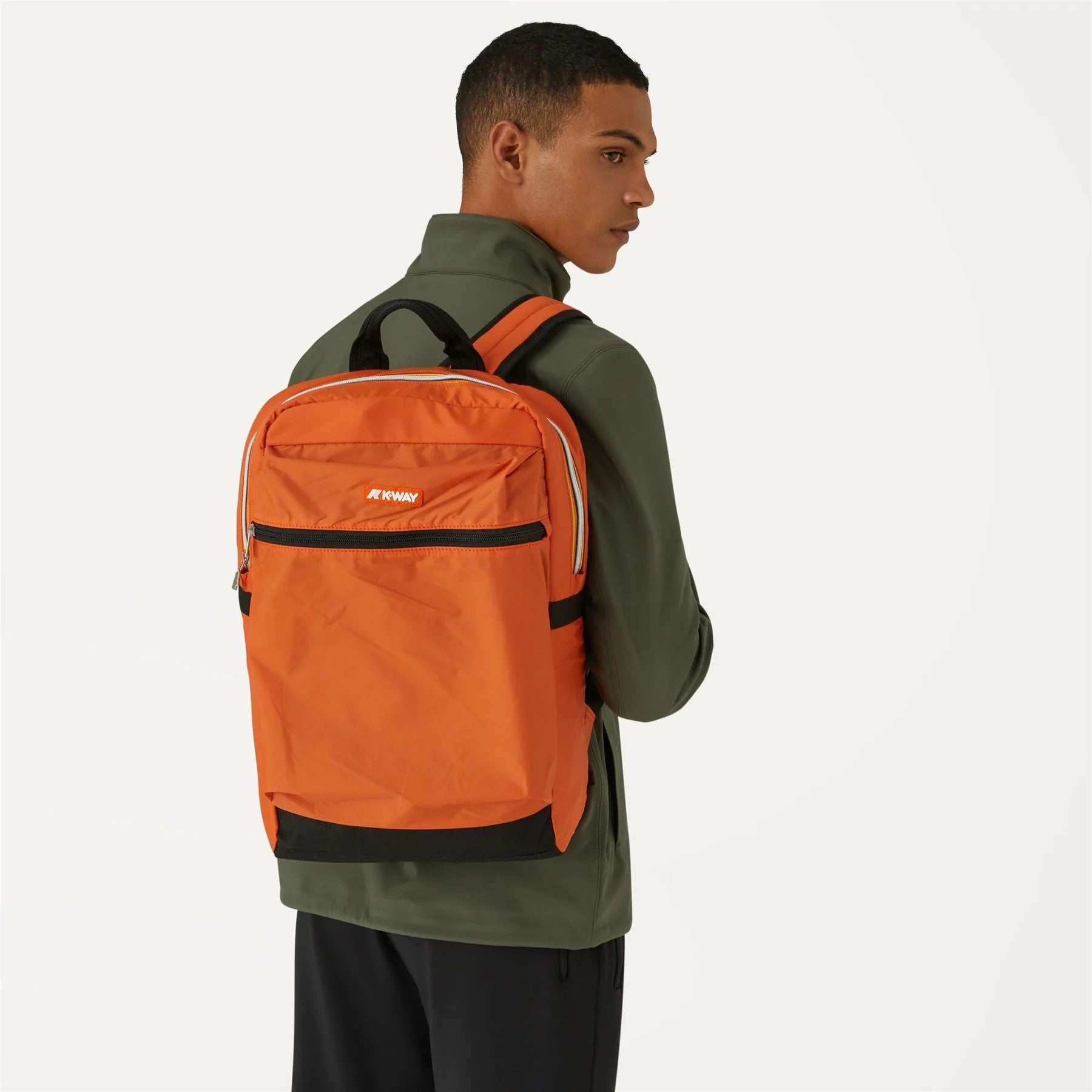 KWay zaino in tessuto "Laon" Arancione LAON.ORANGE RUST