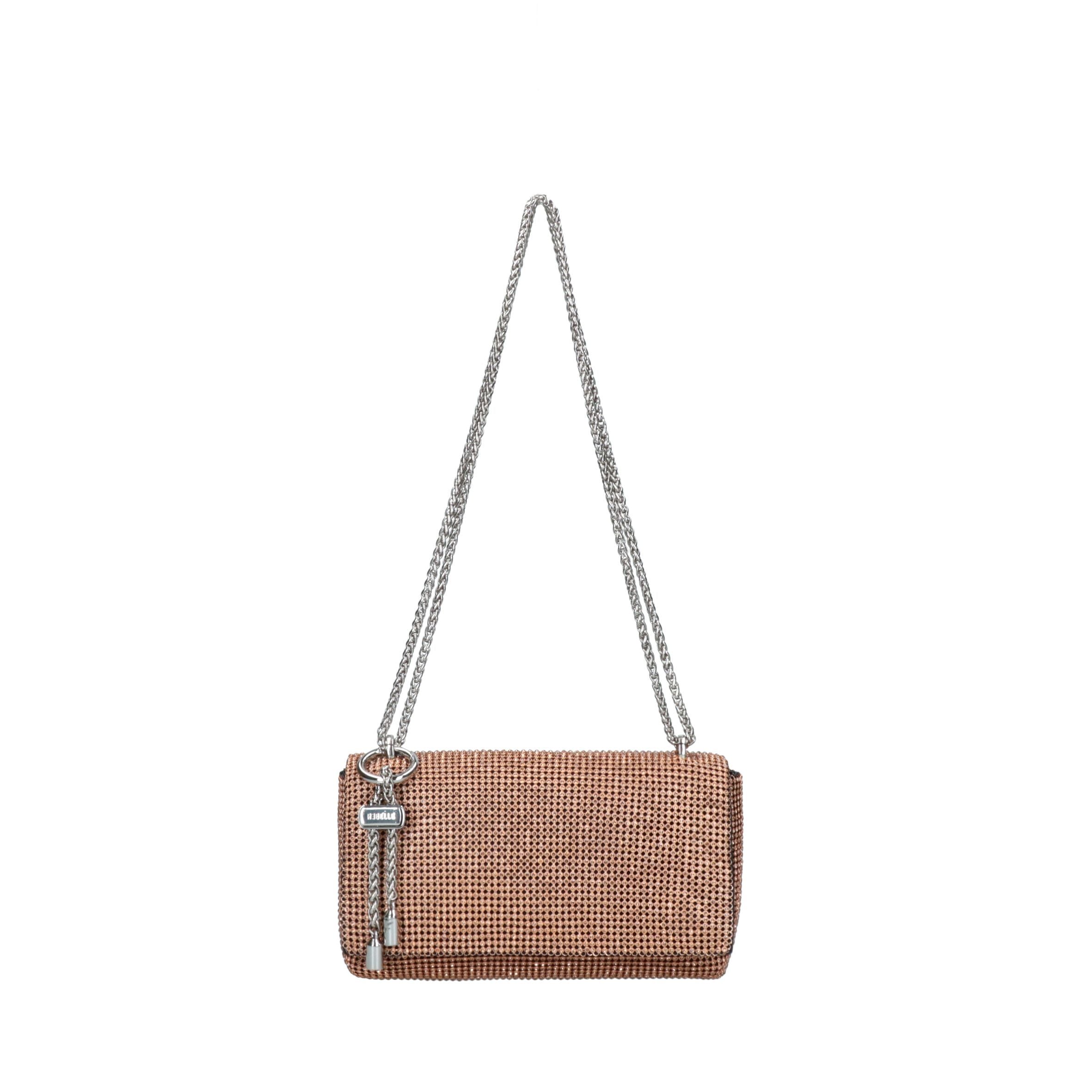REBELLE borsa a spalla in tessuto "Sparkly" Oro 1WR104TX0142.A642 PLATINUM