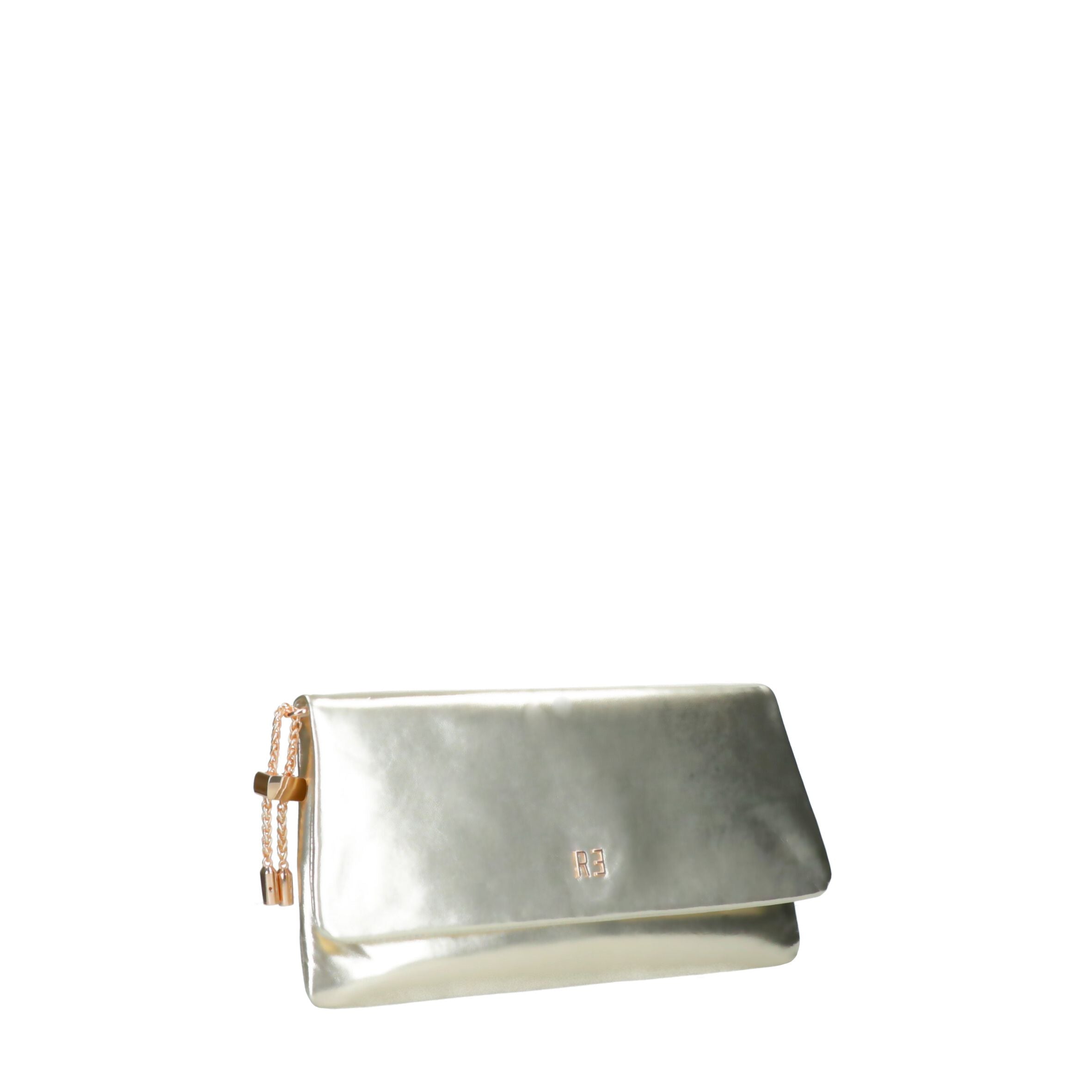 REBELLE pochette in pelle "Elisabetta" Platino 1WR119LEO487.A642 PLATINUM