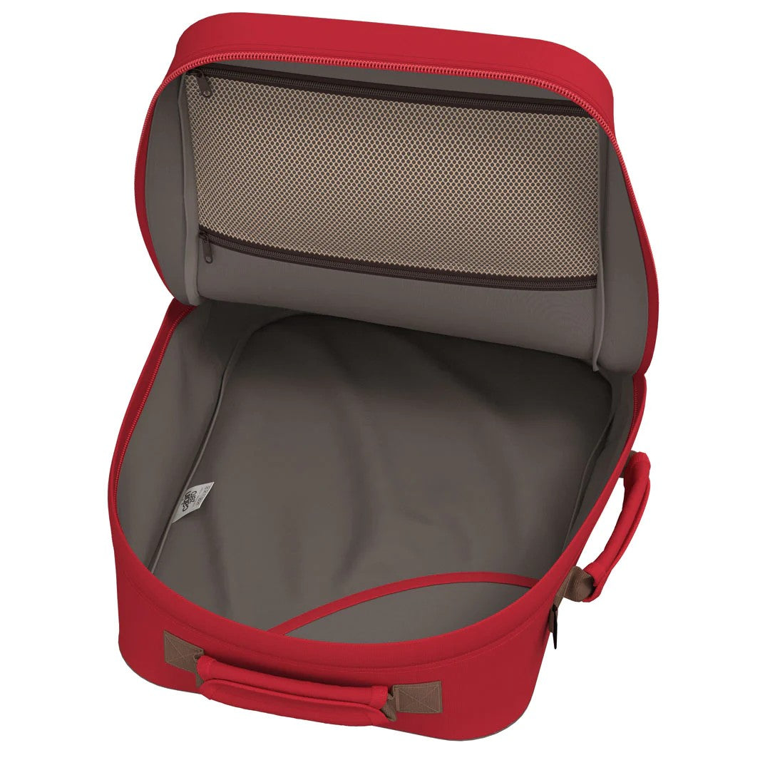 Cabin Zero zaino 44L da viaggio in tessuto "Classic" Rosso CZ06.2303 LONDON RED