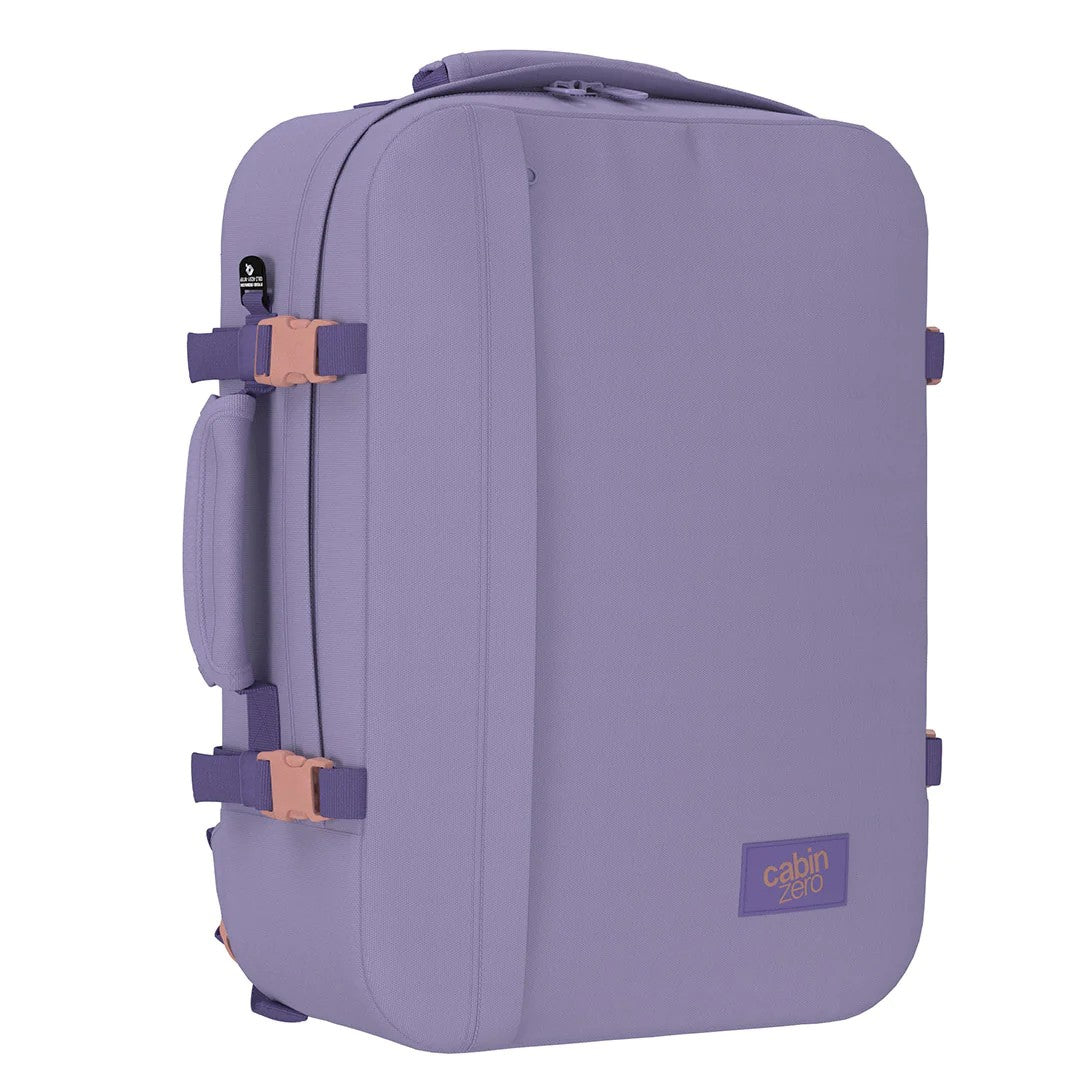 Cabin Zero zaino 44L da viaggio in tessuto "Classic" Viola CZ06.2304 SMOKEY VIOLET