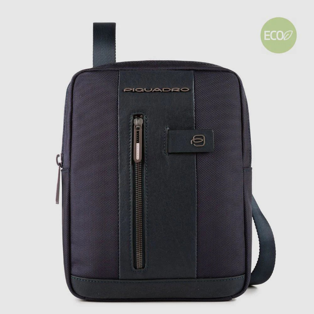 Piquadro borsello in tessuto e pelle "Brief 2 Blu CA1816BR2.BLU