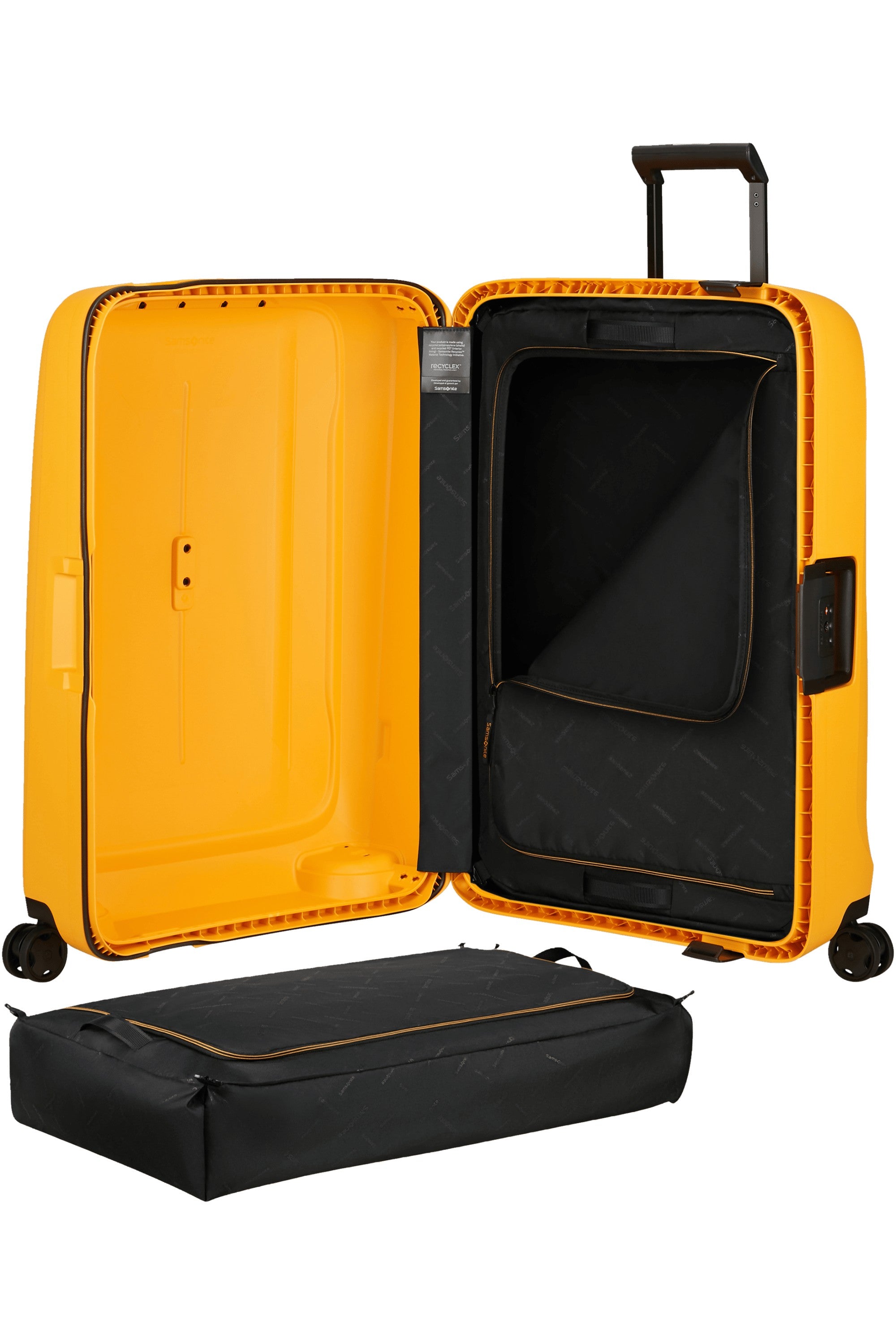 Samsonite trolley grande in polipropilene "Essens" Giallo 146912.4702 RADIANT YELLOW