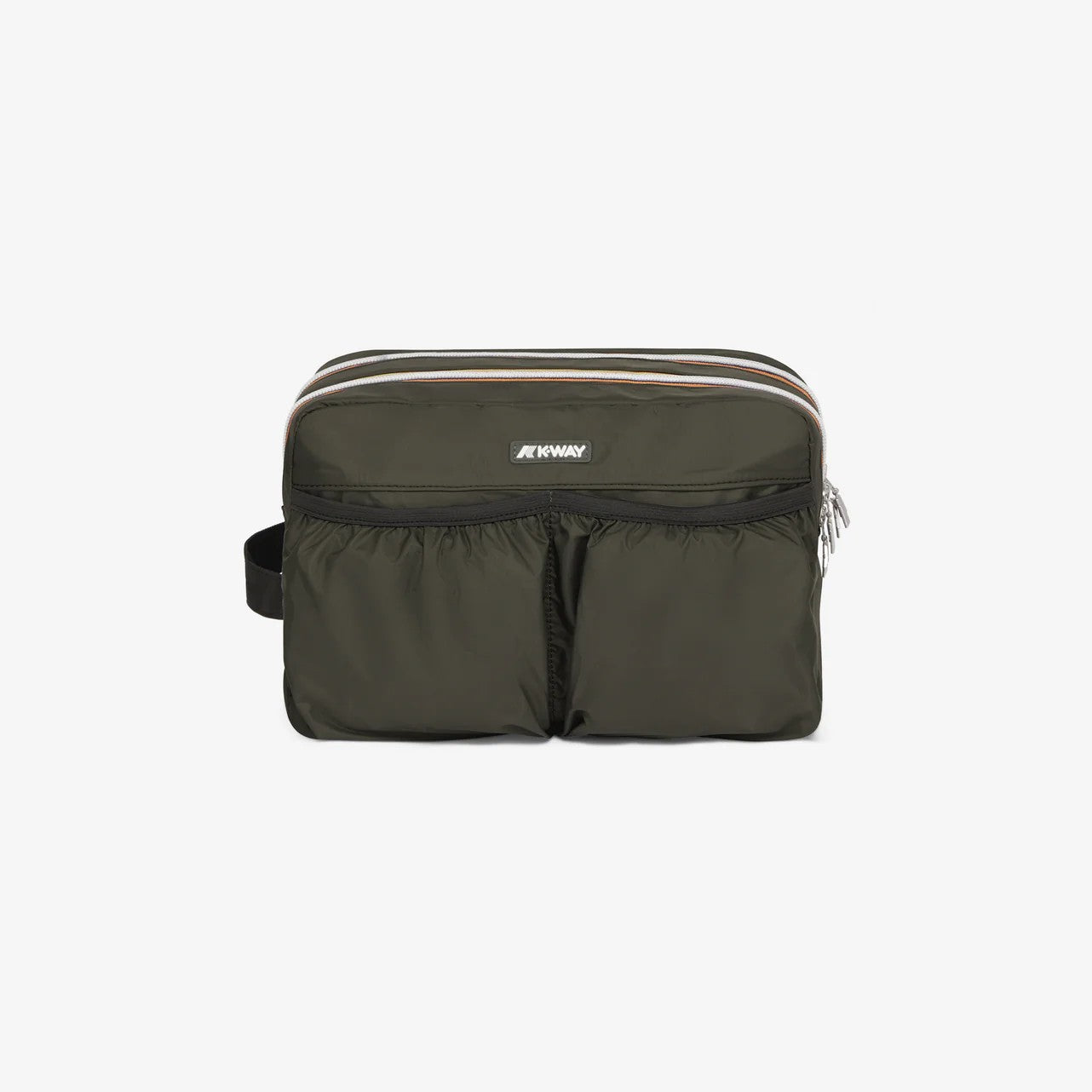 KWay necessaire in tessuto "Albas" Verde ALBAS.GREEN BLACKISH