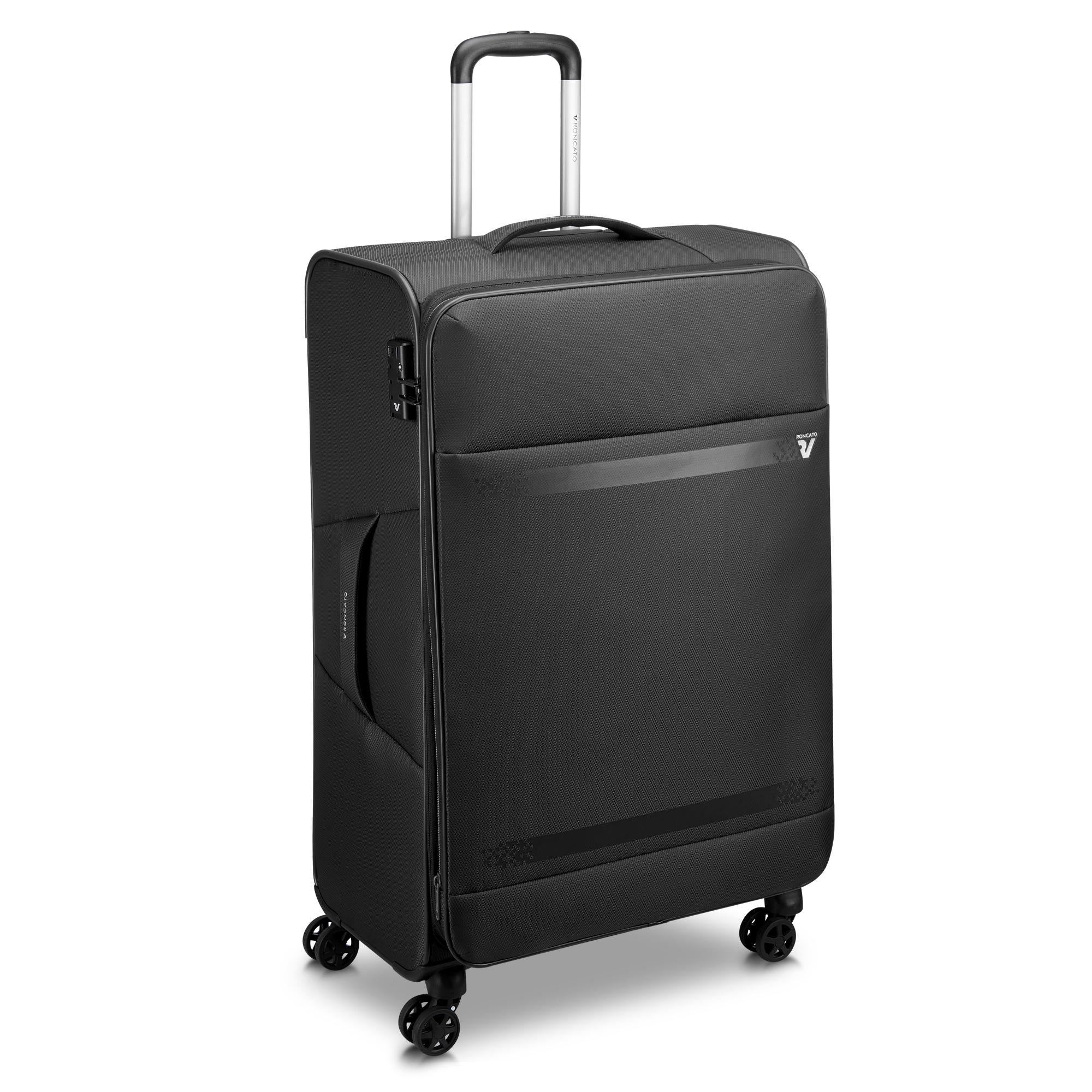 Roncato trolley grande in tessuto "Jazz" Nero 414641.01 NERO