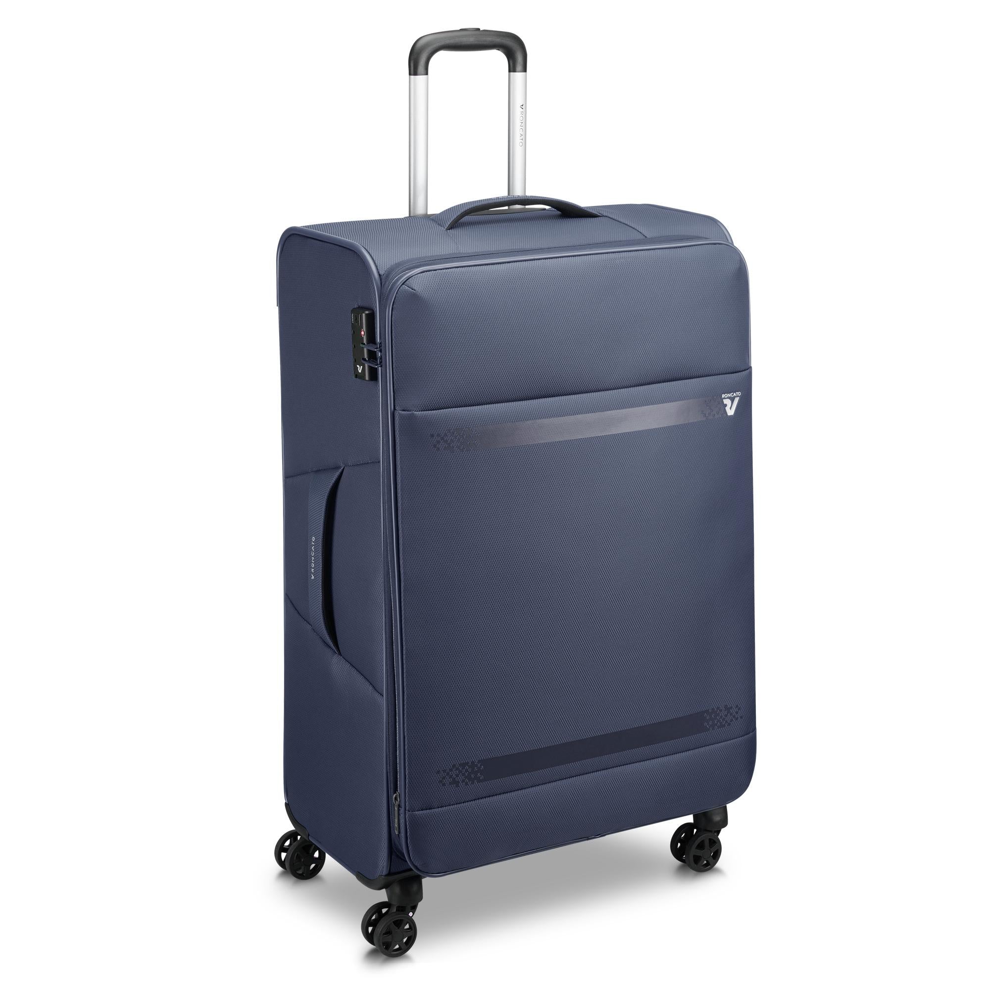Roncato trolley grande in tessuto "Jazz" Blu 414641.23 BLU NOTTE