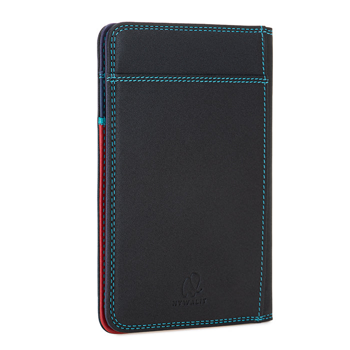 Mywalit porta passaporto in pelle "Classic" Multicolor 5000.4 BLACK/PACE
