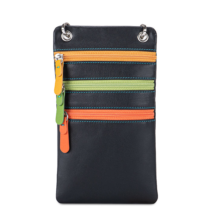 Mywalit porta documenti da collo in pelle "Classic" Multicolor 5001.4 BLACK/PACE