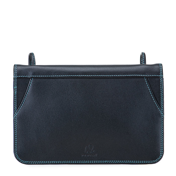 Mywalit portafogli con tracolla in pelle "Classic" Multicolor 5003.4 BLACK/PACE