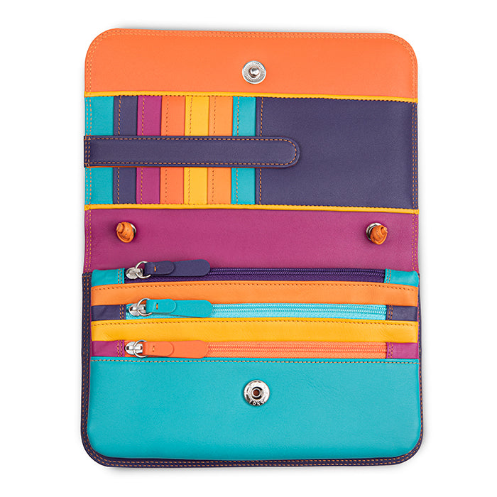 Mywalit portafogli con tracolla in pelle "Classic" Multicolor 5003.115 COPACABANA