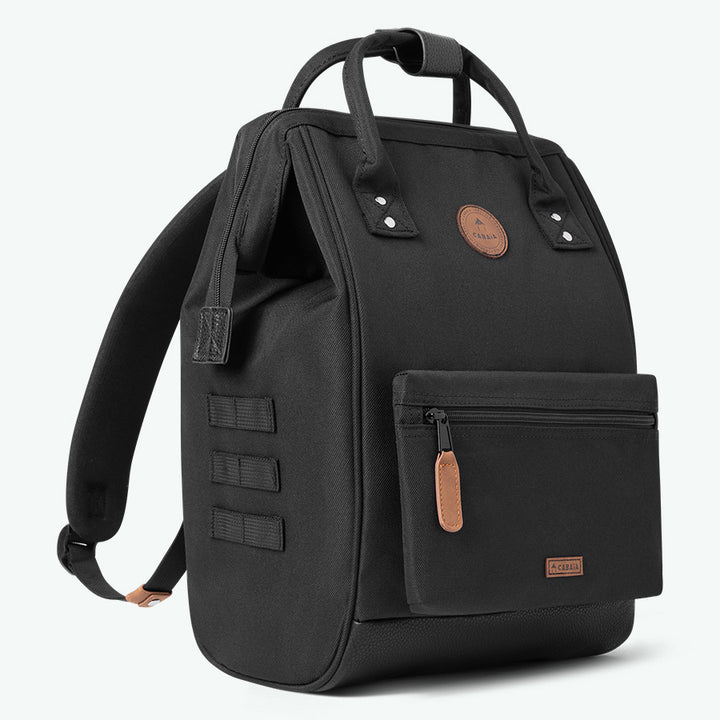 CABAIA zaino in tessuto "Adventurer" Nero ADV-M.360 BERLIN