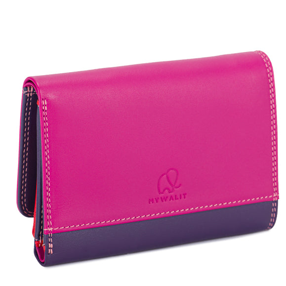 Mywalit portafogli in pelle "Classic" Multicolor 1278.75 SANGRIA MULTI