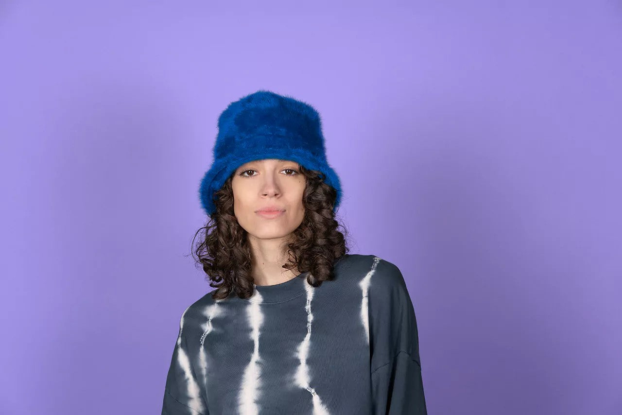 Kopka cappello in angora "Hat" Bianco ANGORA HAT.OFF WHITE