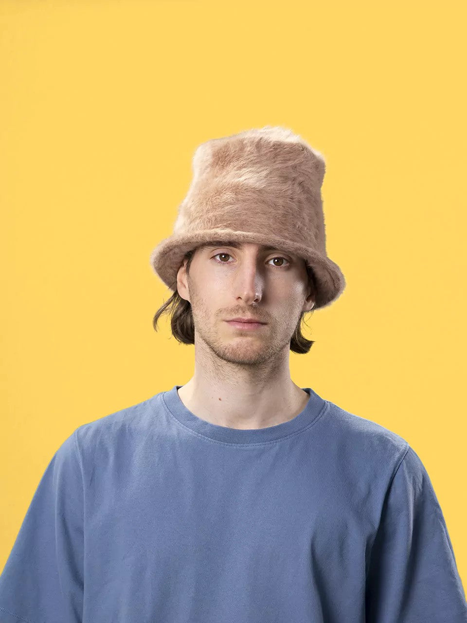 Kopka cappello in angora "Hat" Bianco ANGORA HAT.OFF WHITE