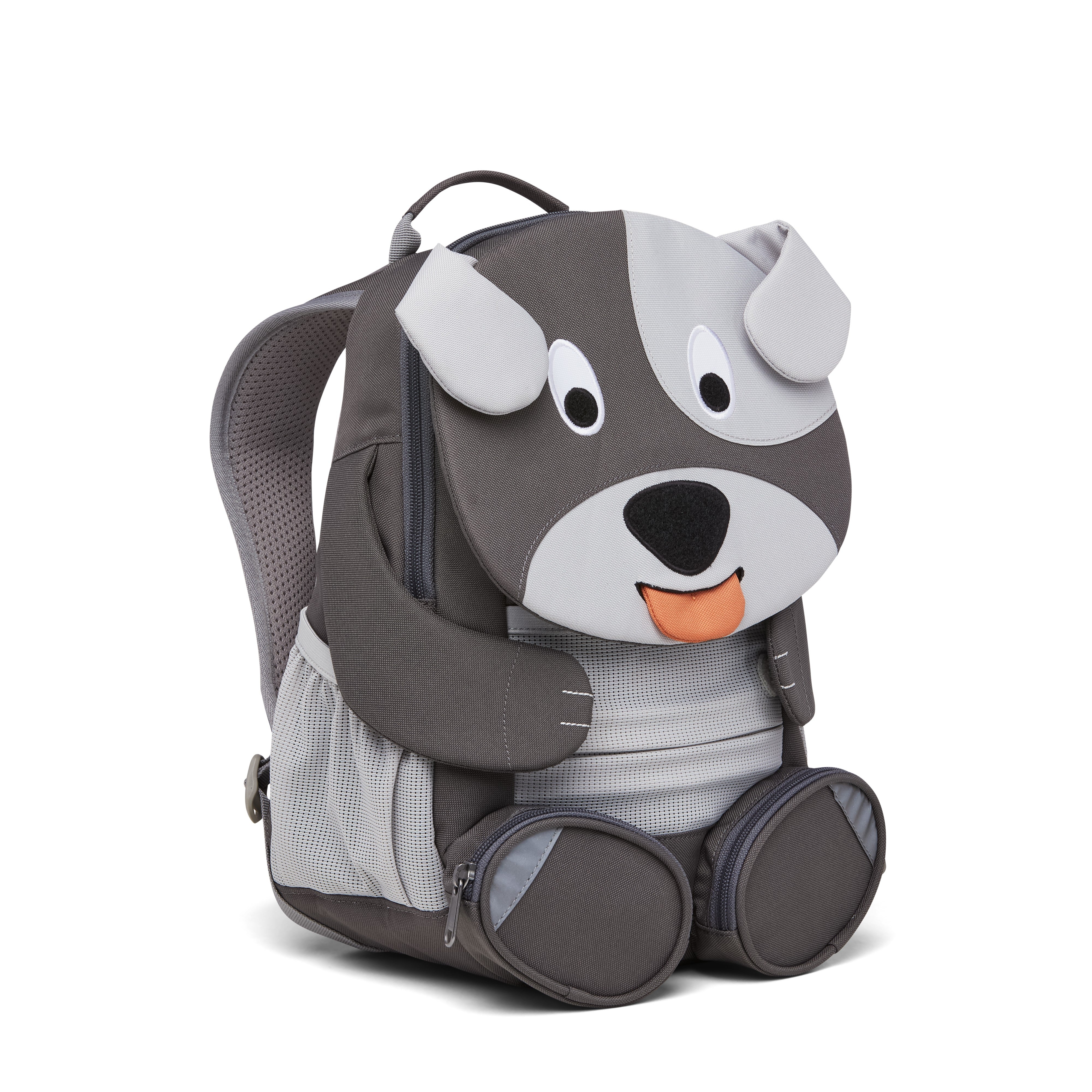 Affenzahn zainetto kids in tessuto Grigio GRANDE AMICO.CANE