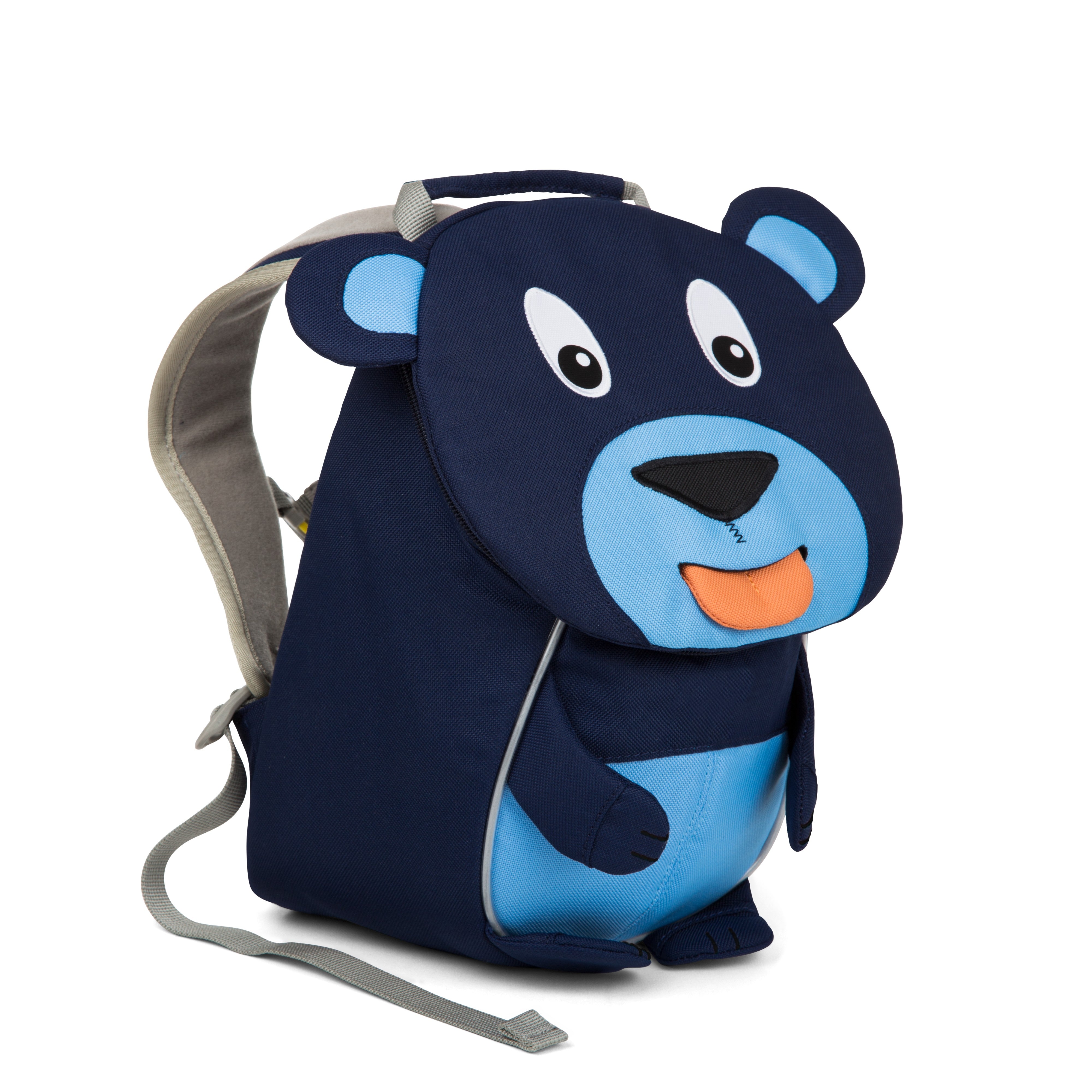 AFFENZAHN zainetto kids in tessuto Blu PICCOLO AMICO.ORSO