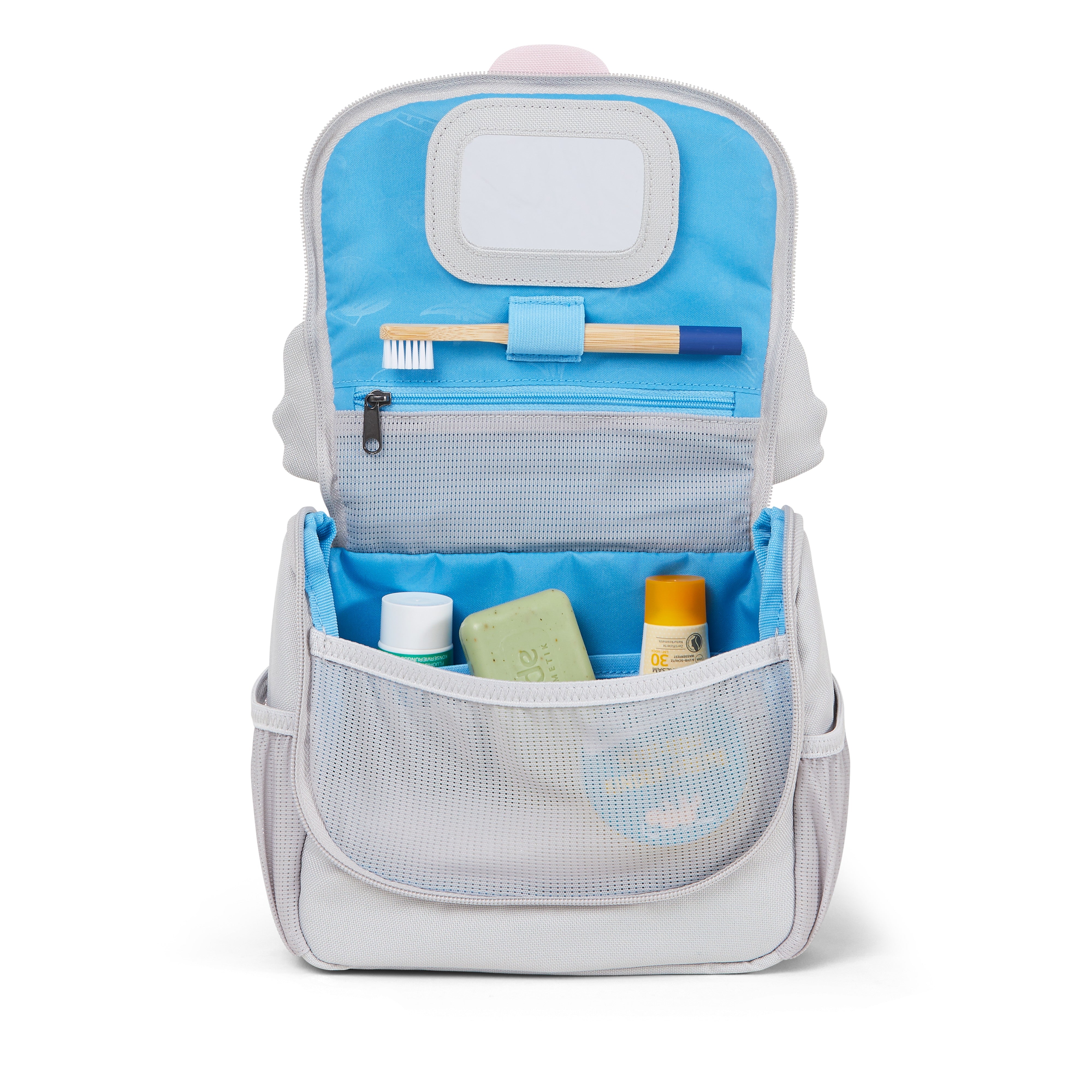 Affenzahn beauty kids in tessuto Grigio BEAUTY CASE.KOALA
