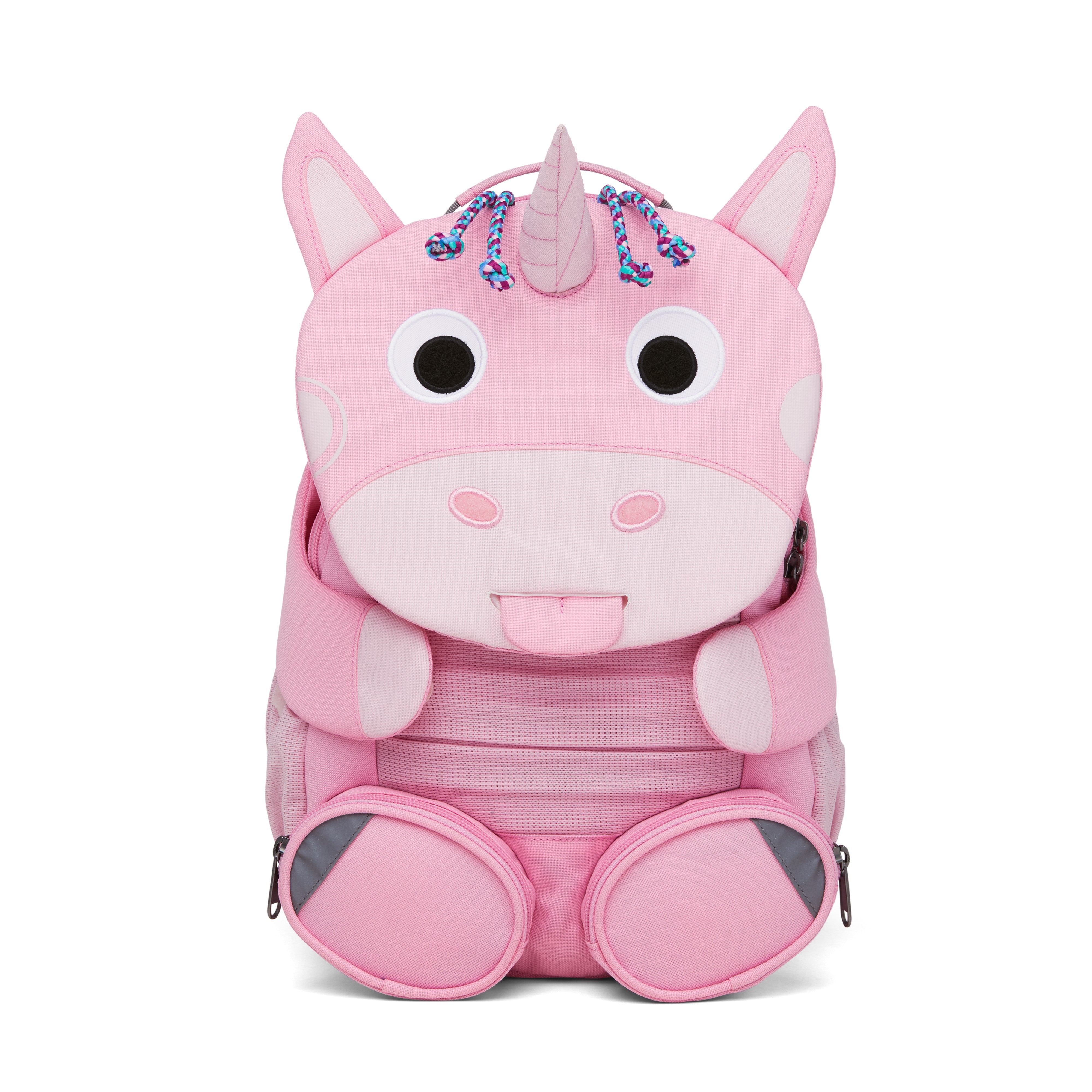 Affenzahn zainetto kids in tessuto Rosa GRANDE AMICO.UNICORNO