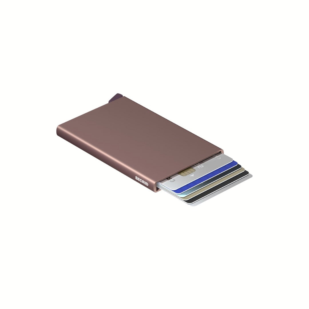 Secrid porta carte di credito in alluminio "Cardprotector" Rosa C.ROSE