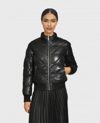 OAKWOOD giubbotto in pelle "Vanoise" Nero 64621.BLACK