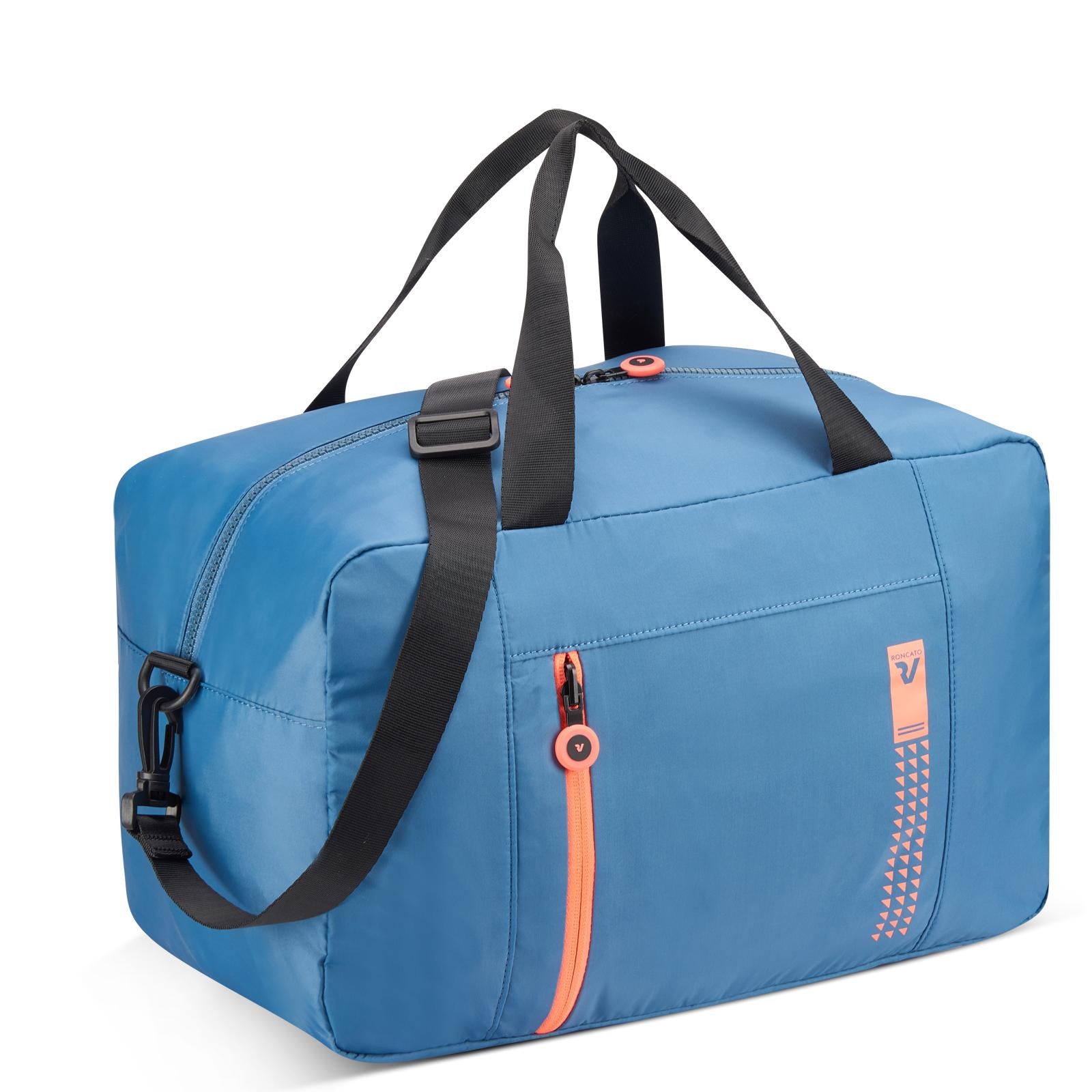 Roncato borsa richiudibile in tessuto "Neon Compac" Azzurro 412011.33 AVIO