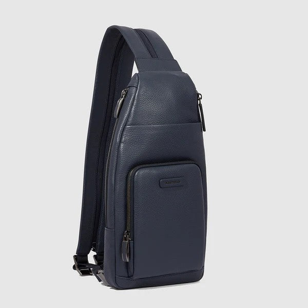 Piquadro monospalla in pelle "Modus Special" Blu CA5577MOS.BLU
