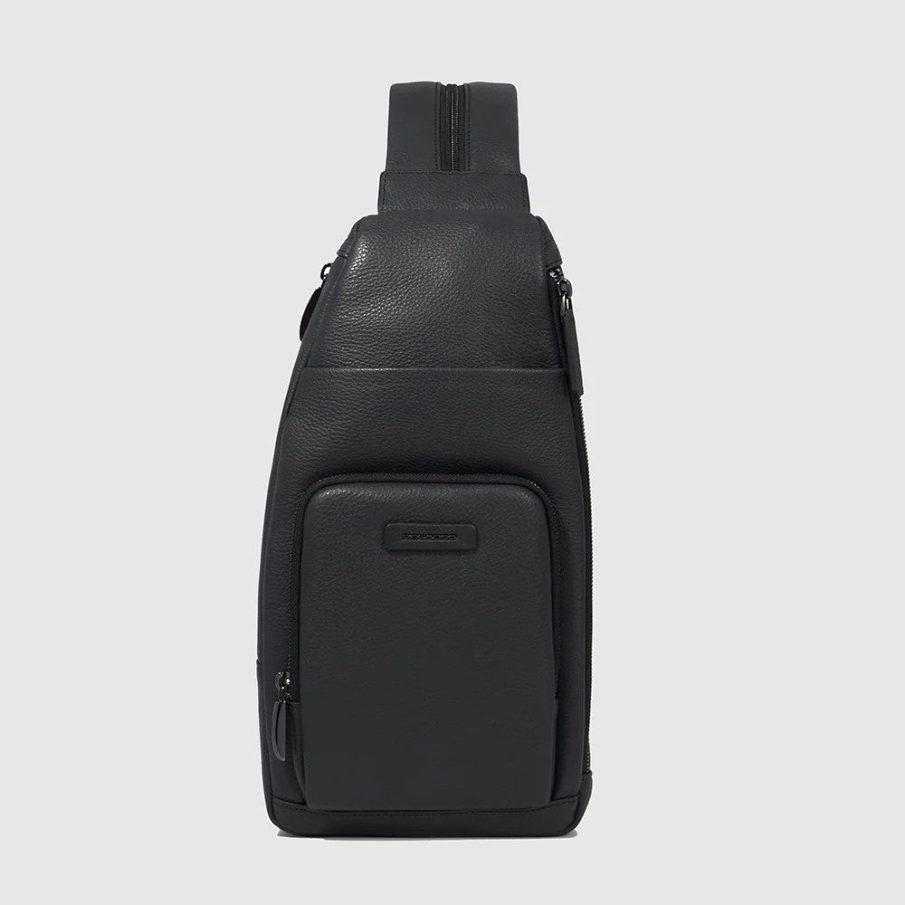 Piquadro monospalla in pelle "Modus Special" Nero CA5577MOS.N