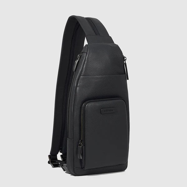 Piquadro monospalla in pelle "Modus Special" Nero CA5577MOS.N