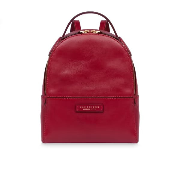 The Bridge zaino in pelle "Elettra" Rosso 04157401.IJ