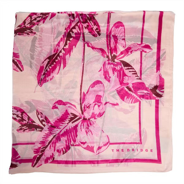 The Bridge foulard in seta "Life Style" Rosa 121234D4.HH LIPSTICK