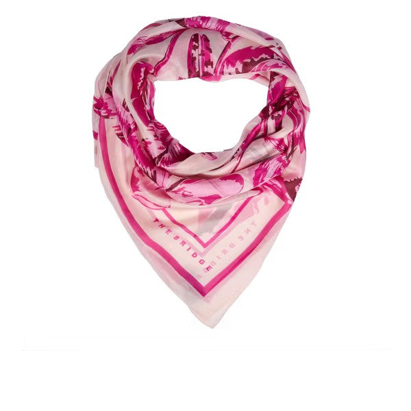 The Bridge foulard in seta "Life Style" Rosa 121234D4.HH LIPSTICK