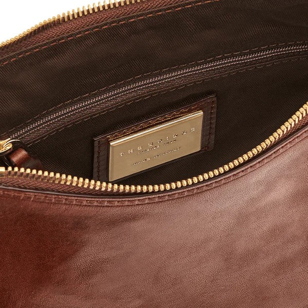 The Bridge borsa a tracolla in pelle "Story" Marrone 04273101.14