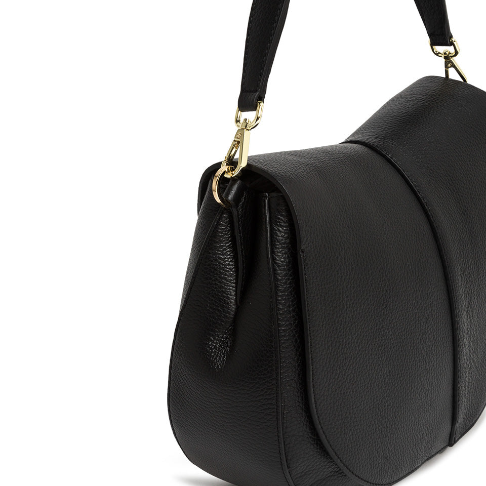Gianni Chiarini borsa a spalla in pelle "Helena Round" Nero BS6037GRN-NA.001 NERO