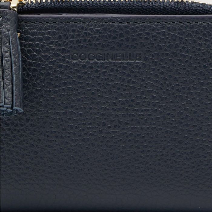 Coccinelle portafogli in pelle "Tassel" Blu E2MU011C101.B29 MIDNIGHT BLUE
