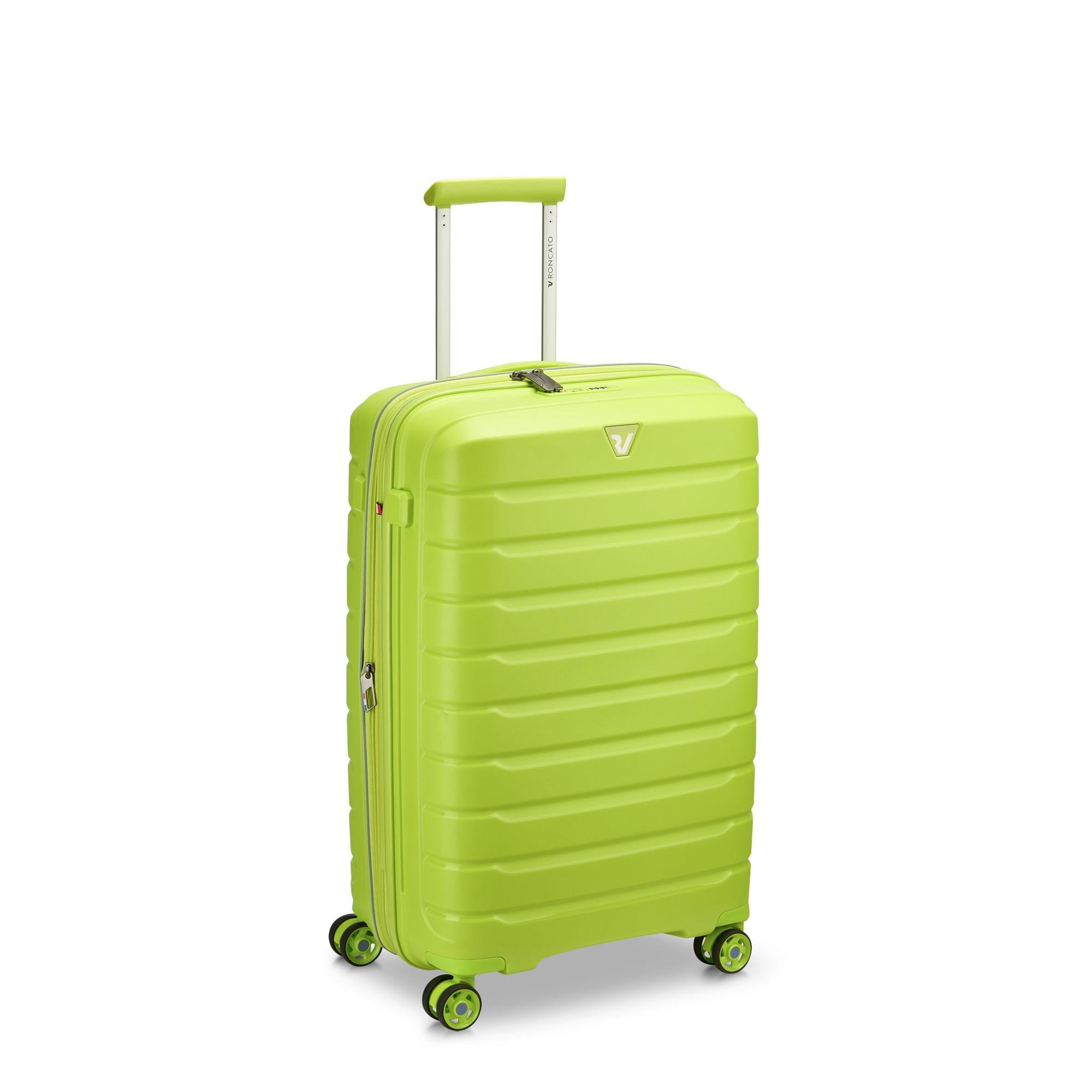Roncato trolley medio in polipropilene "B-Flying" Giallo 418182.77 CYBER LIME
