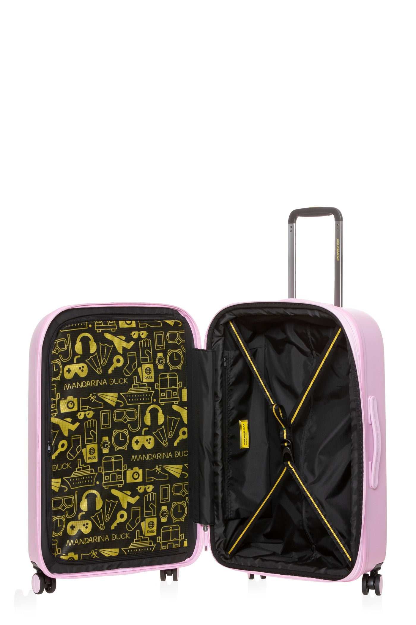 Mandarina Duck trolley medio in policarbonato "Logoduck" Lilla SZV32.15S PASTEL LAVENDER