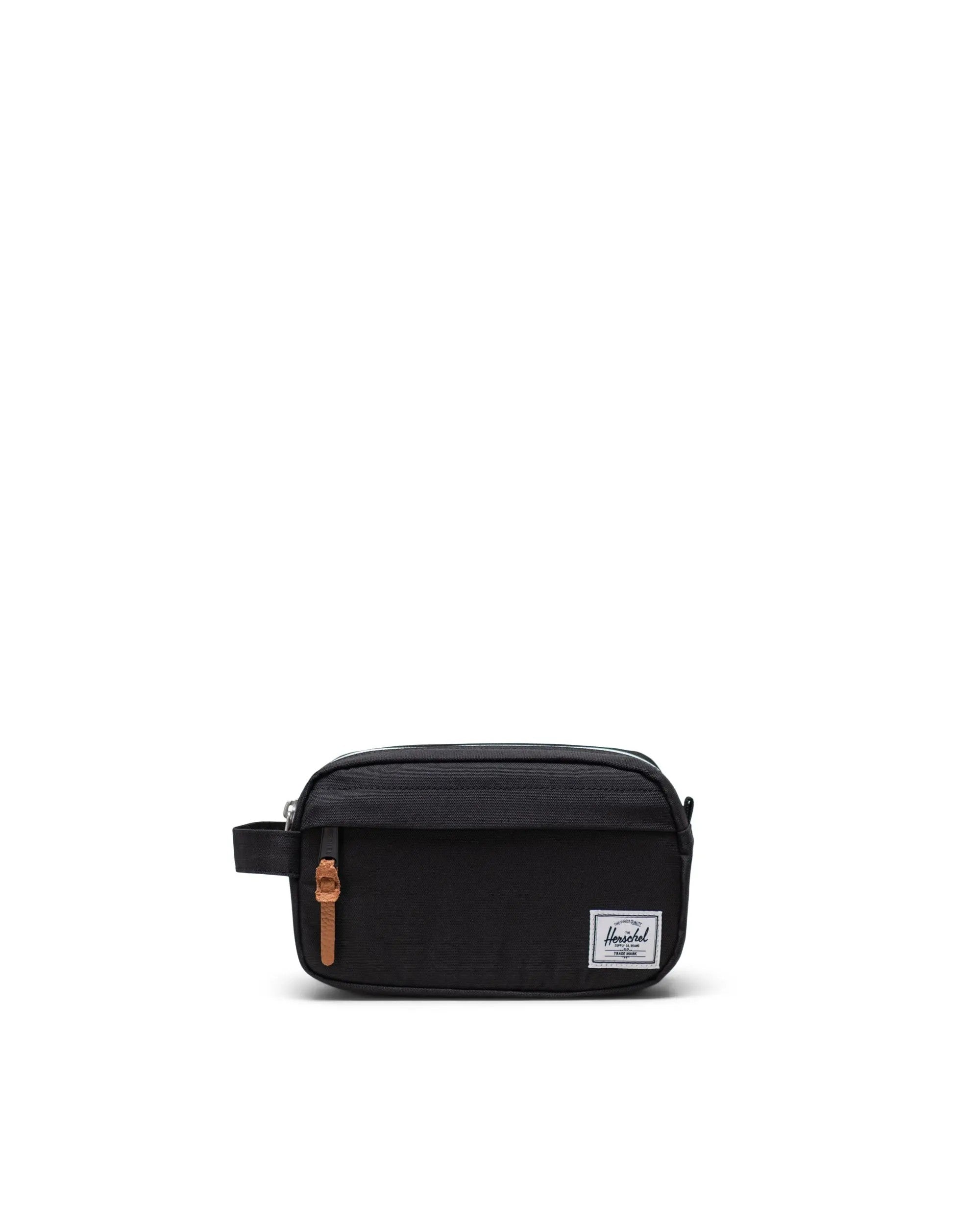 Herschel beauty case in tessuto "Chapter small travel kit" Nero CHAPTER SMALL.BLACK