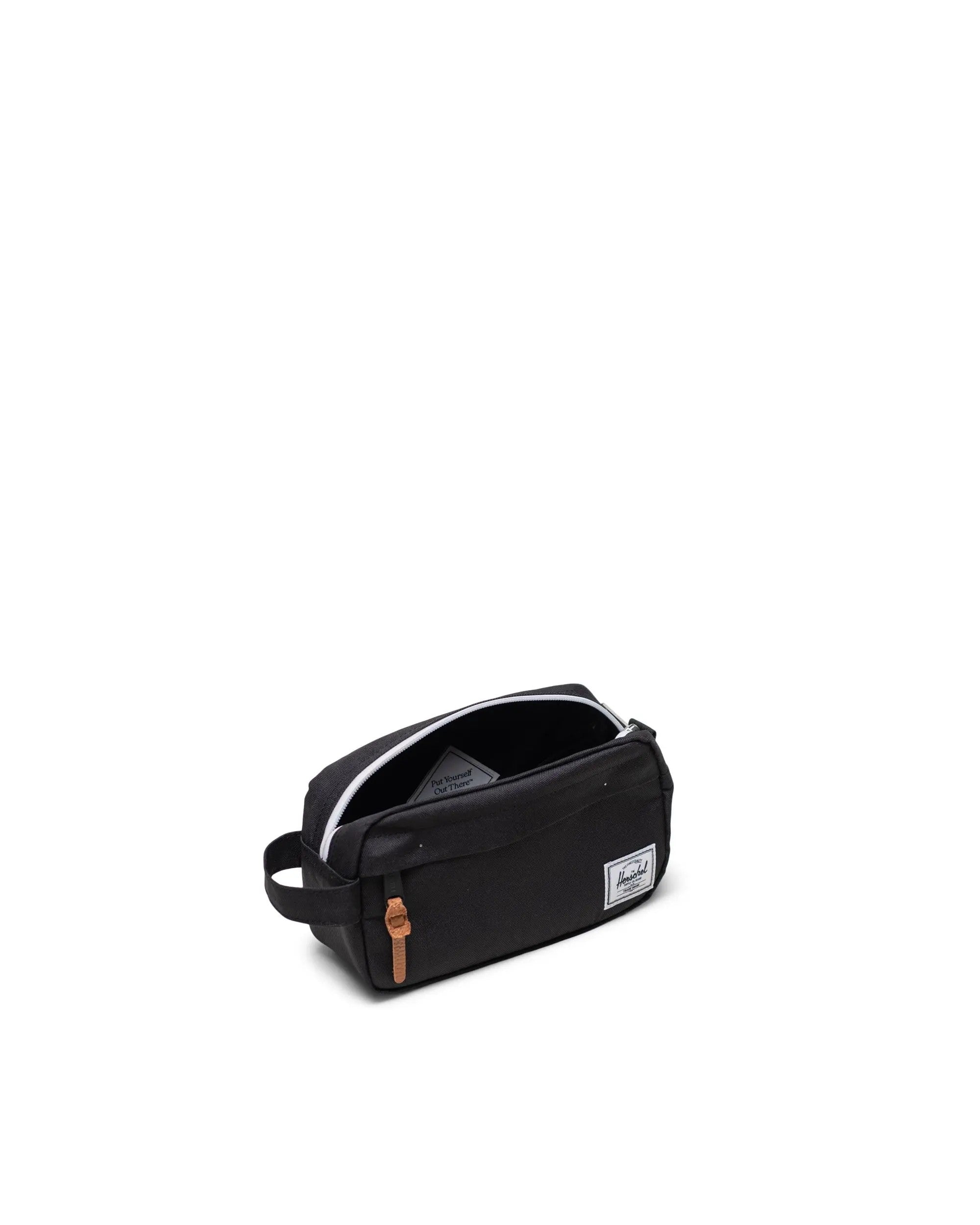 Herschel beauty case in tessuto "Chapter small travel kit" Nero CHAPTER SMALL.BLACK