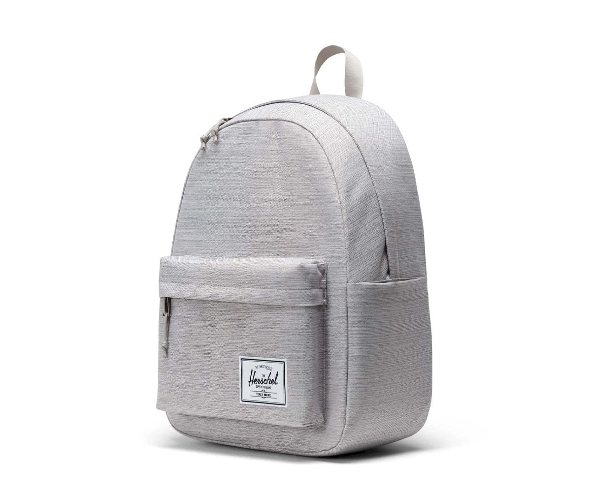 Herschel zaino in tessuto "Classic XL" Grigio CLASSIC XL.LIGHT GREY CROSSHAT