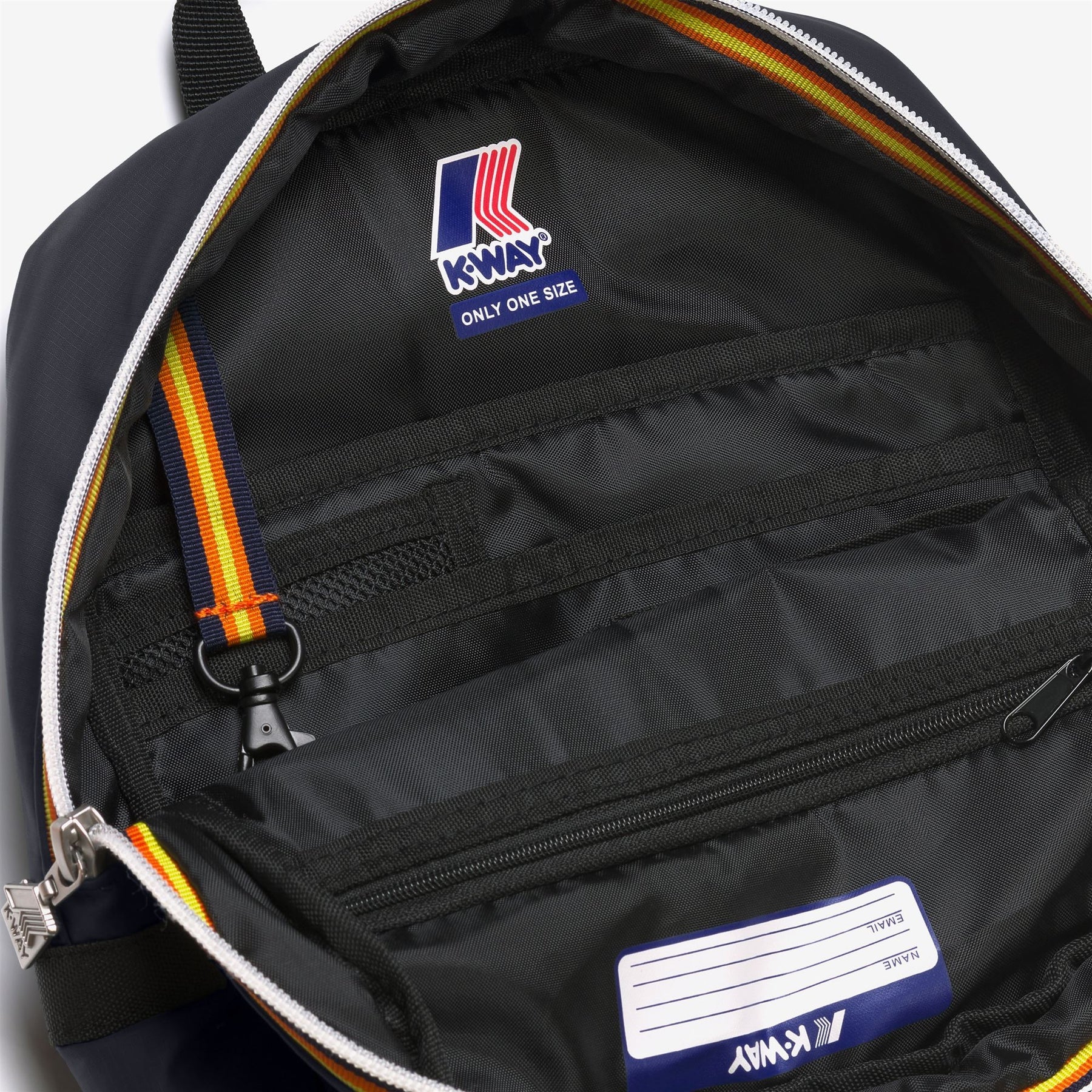KWay zaino in tessuto "Small Laon" Blu SMALL LAON.BLUE DEPTH