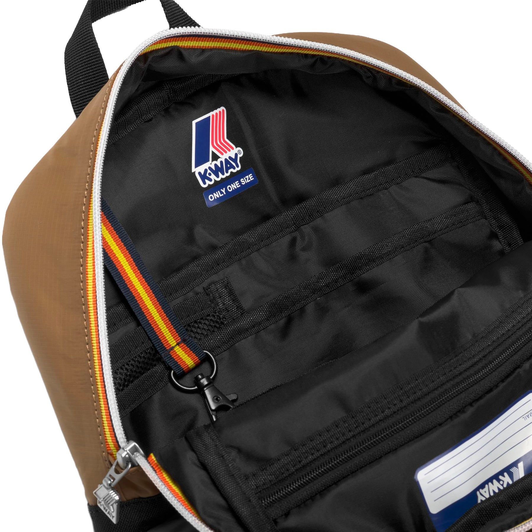 KWay zaino in tessuto "Small Laon" Beige SMALL LAON.BROWN CORDA