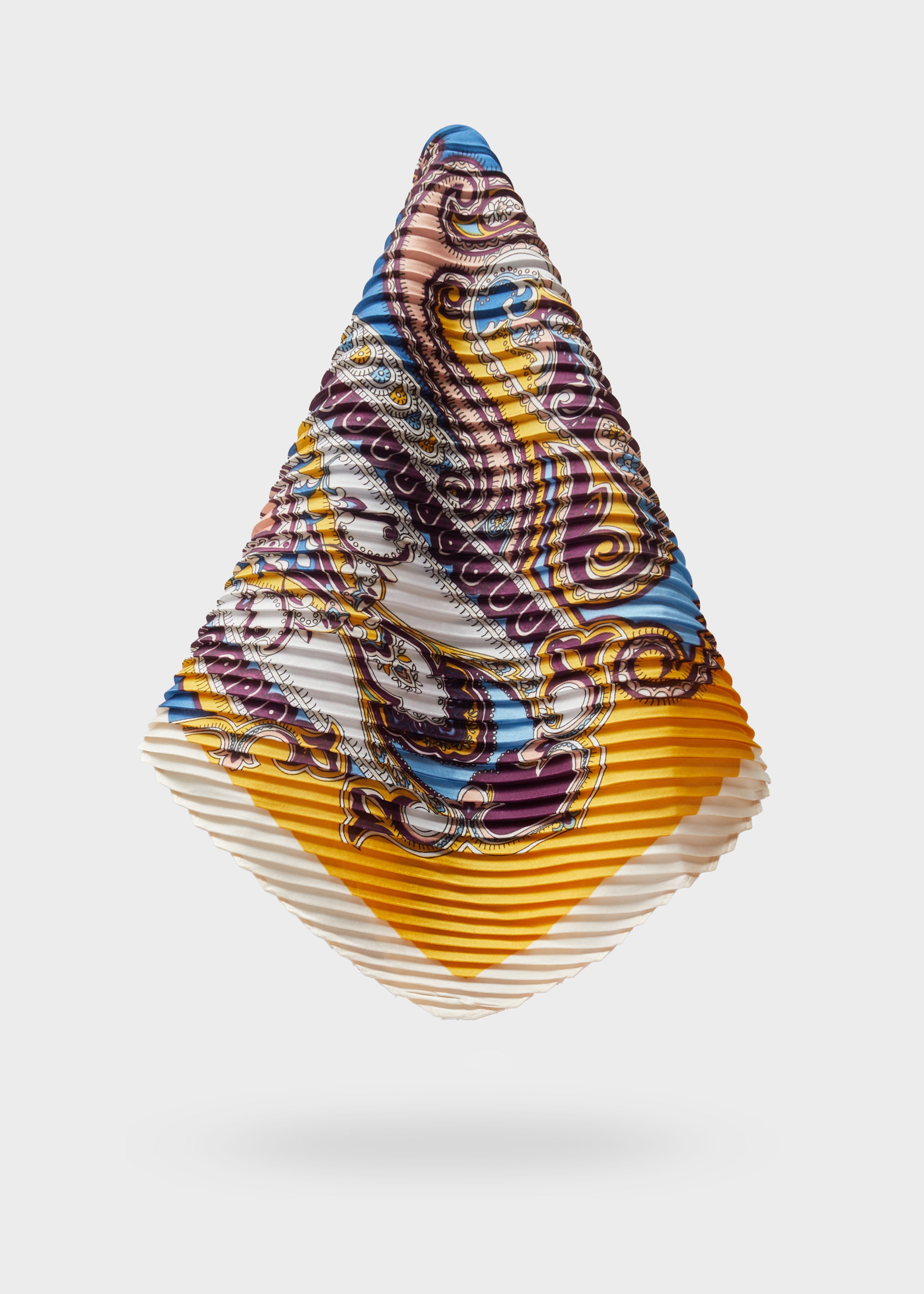 Nalì foulard in poliestere "Samantha" Multicolor BOSC0123.AZZURRO