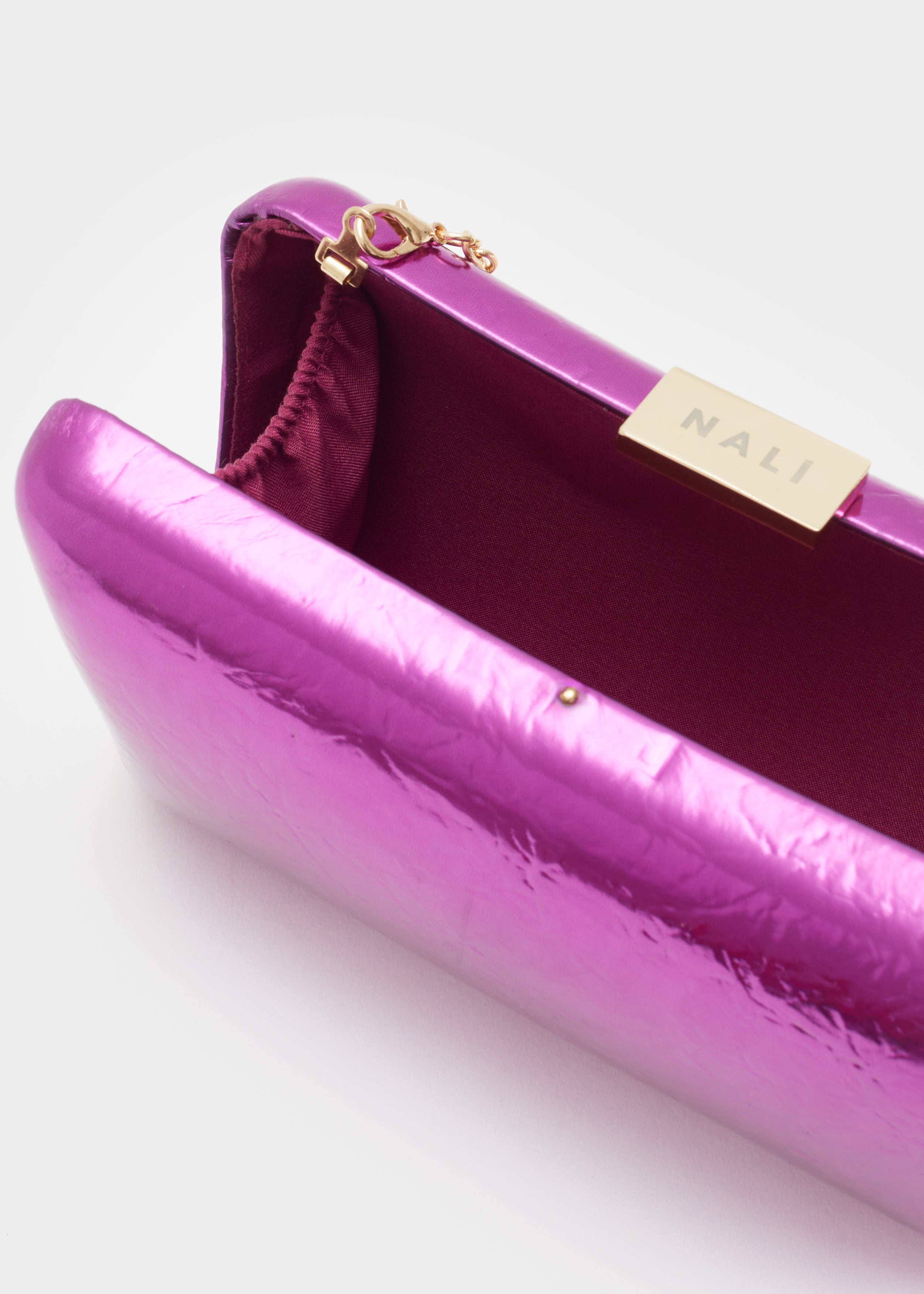 Nalì pochette in ecopelle "Pia" Viola HKPC0298.VIOLA