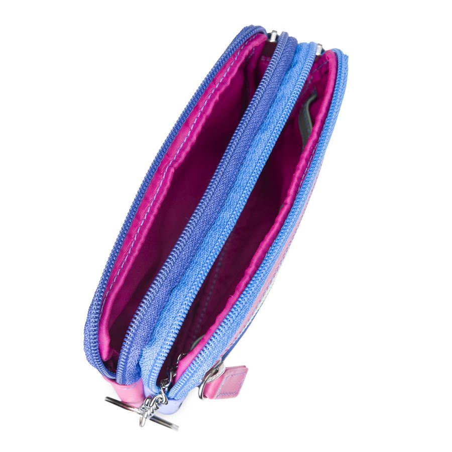 Mywalit portachiavi a bustina in pelle "Classic" Multicolor 1265.181 VIOLA