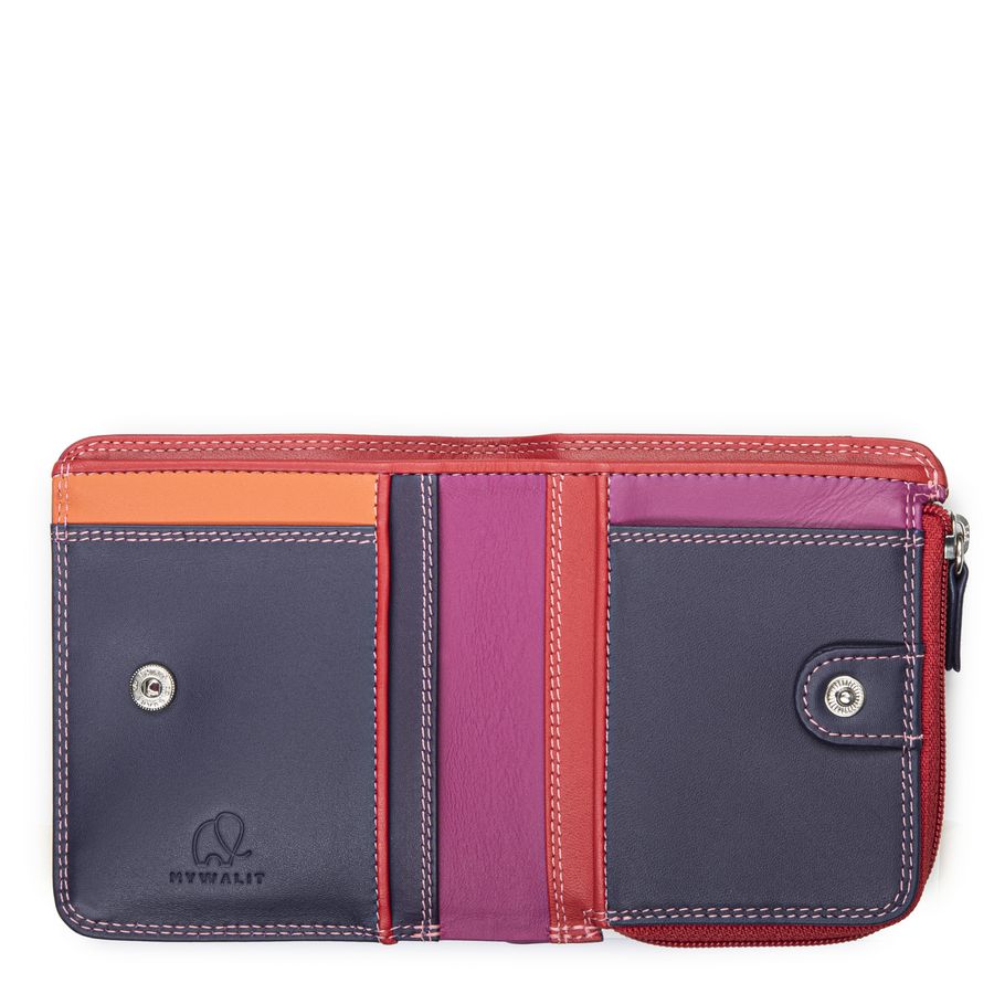 Mywalit portafogli in pelle "Classic" Multicolor 1284.75 SANGRIA MULTI