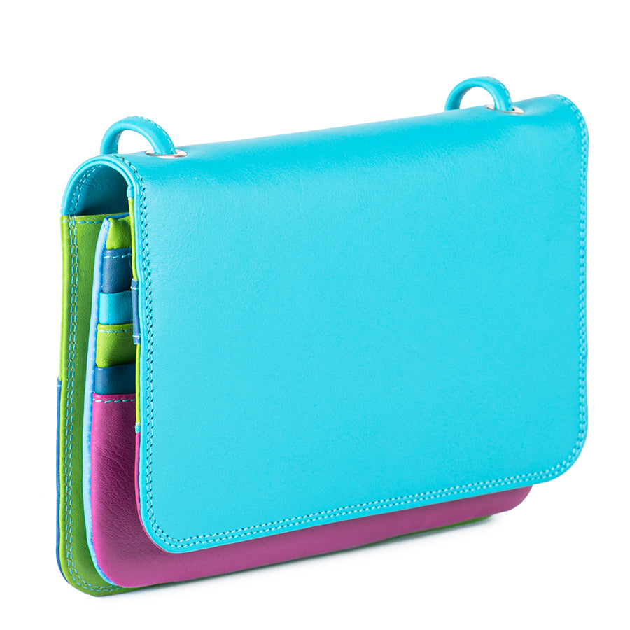 Mywalit portafogli con tracolla in pelle "Classic" Multicolor 5003.171 LIGURIA