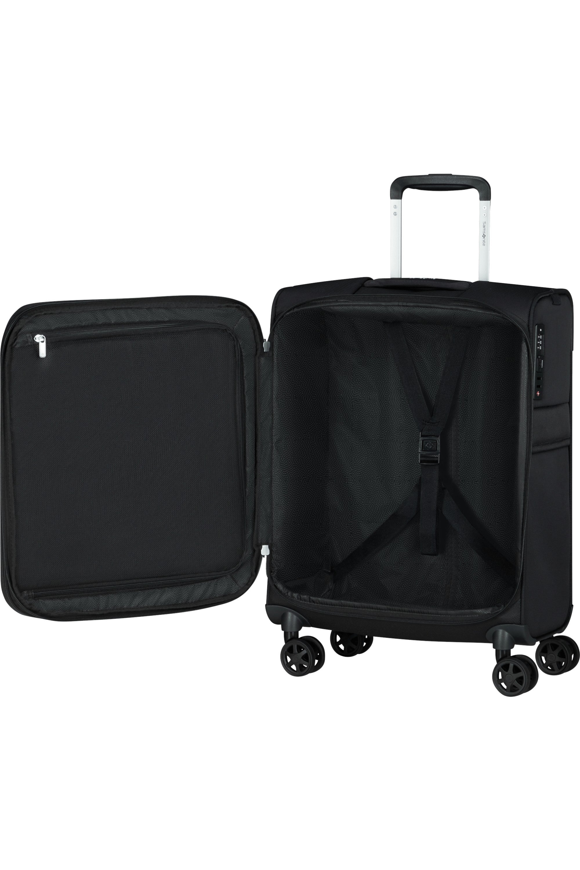 Samsonite trolley cabina in tessuto "Urbify" Nero 150715.1041 BLACK