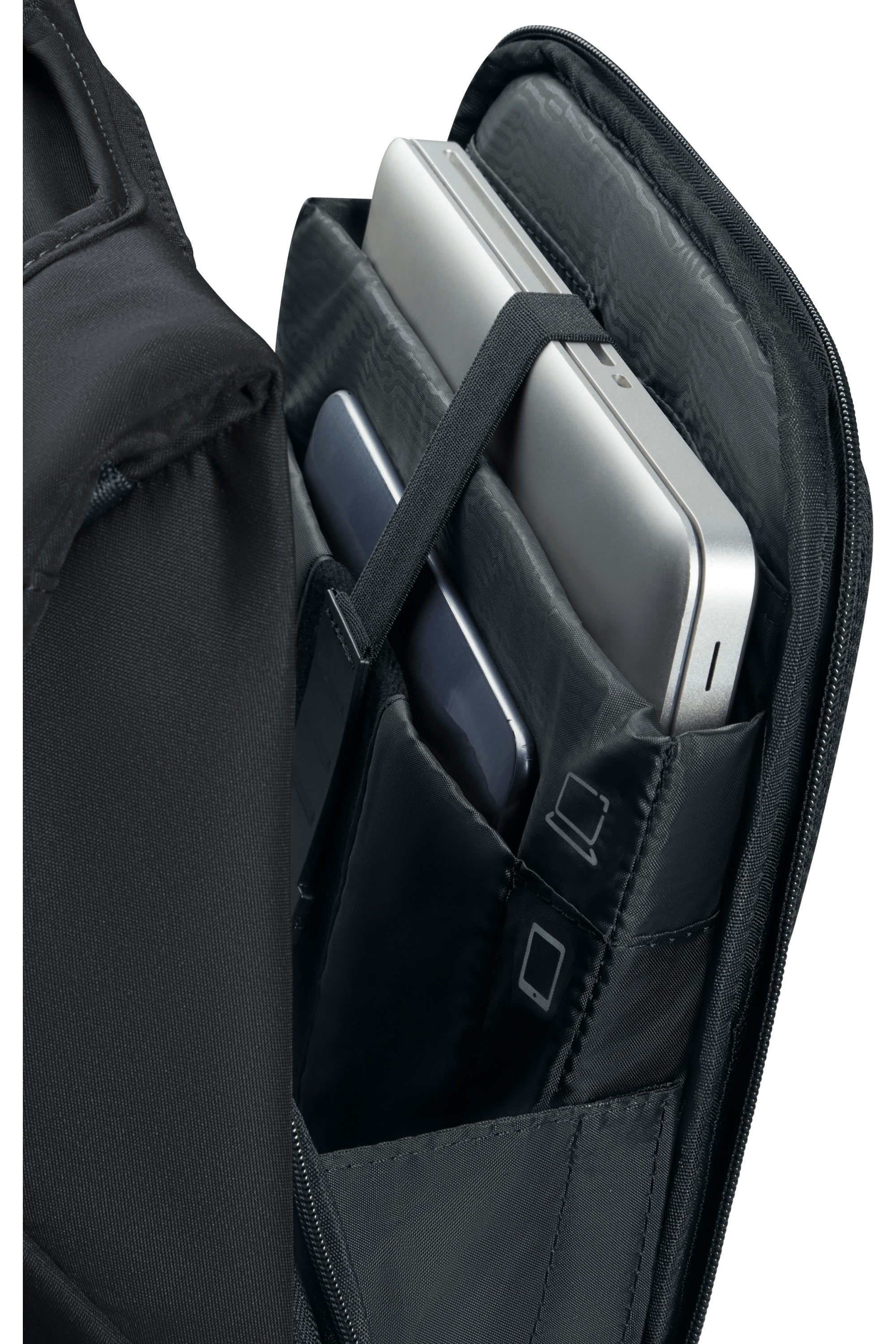 Samsonite zaino porta pc in polietilene riciclato "Securipack 2 Nero 150941.1041 BLACK
